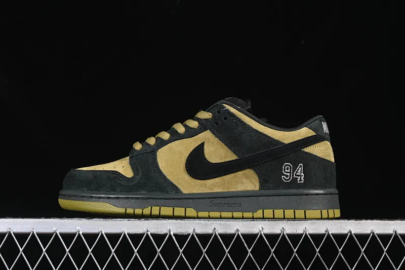 All categories Nk SB Dunk Series Nk SB Dunk Low low-top sneakers C version Supreme x Nike Dunk SB Dunk Low joint brown and yellow low-top casual skateboard shoes HQ8487-300
